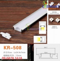 Đèn led thanh nhôm gắn tủ