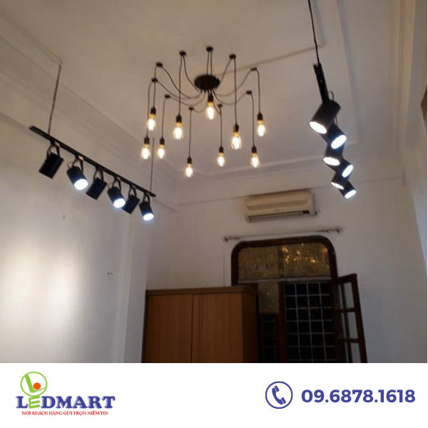 Hướng dẫn lắp đặt đèn rọi ray đơn giản, chính xác