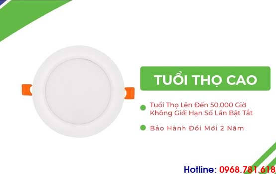 ưu điểm của đèn led âm trần kingled