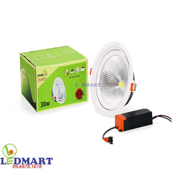 Đèn led âm trần rọi COB