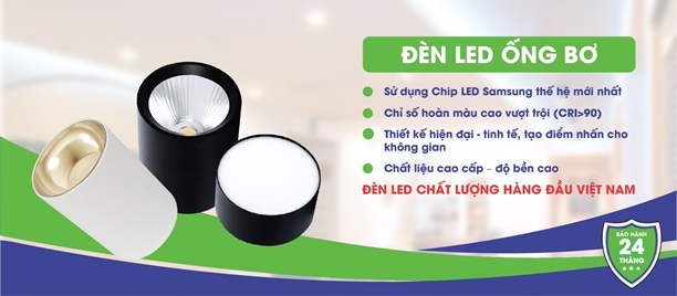 Đèn led ống bơ kingled sử dụng chips led sam sung